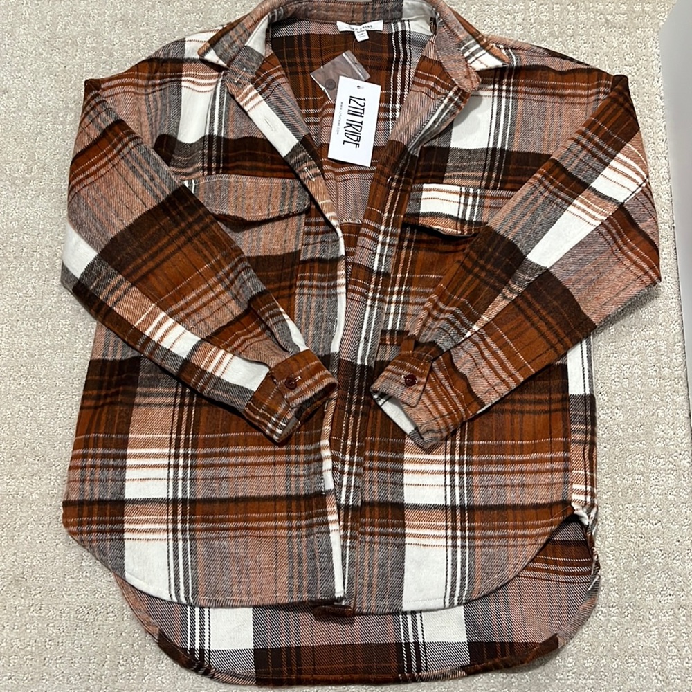 12th tribe plaid jacket